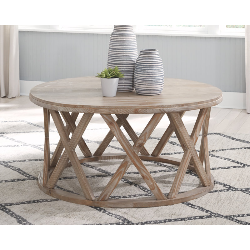 Union Rustic Nyles Solid Wood Frame Coffee Table & Reviews Wayfair